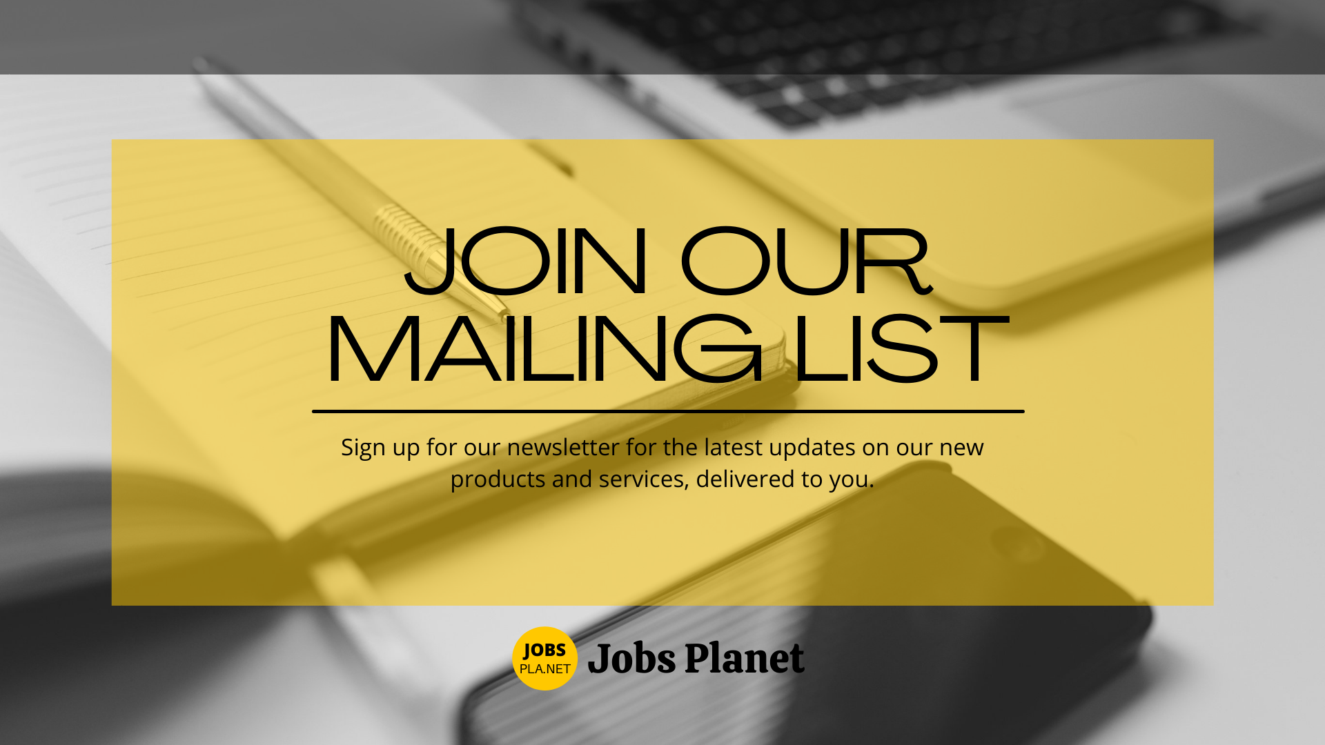 Join our Mailing List!